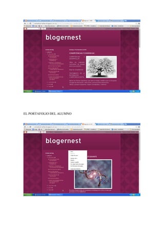 EL PORTAFOLIO DEL ALUMNO 
 