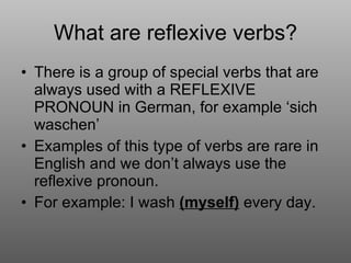 Reflexive Verbs | PPT
