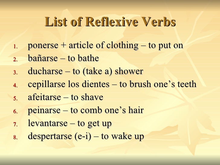 Reflexive Powerpoint