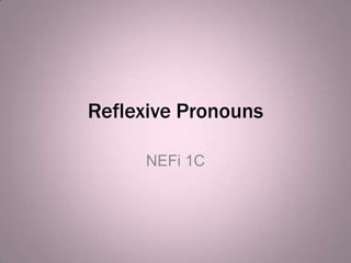ReflexivePronouns NEFi 1C 