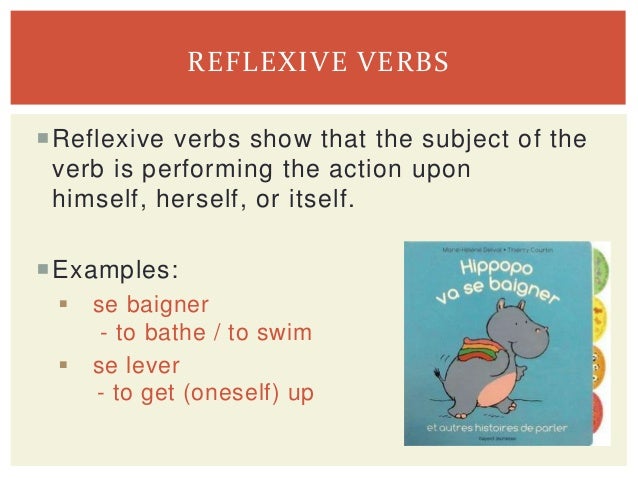 reflexive verbs french