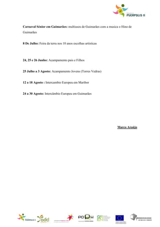 Reflexão 2011 Marco