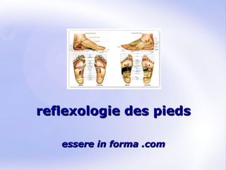 Page 1
reflexologie des piedsreflexologie des pieds
essere in forma .comessere in forma .com
 