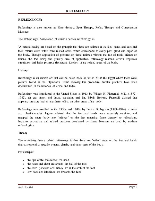 Reflexology case studies forum image