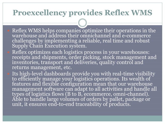 Reflex Wms Pptx