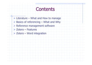 Use of Reference Management Software in Social Science | PDF