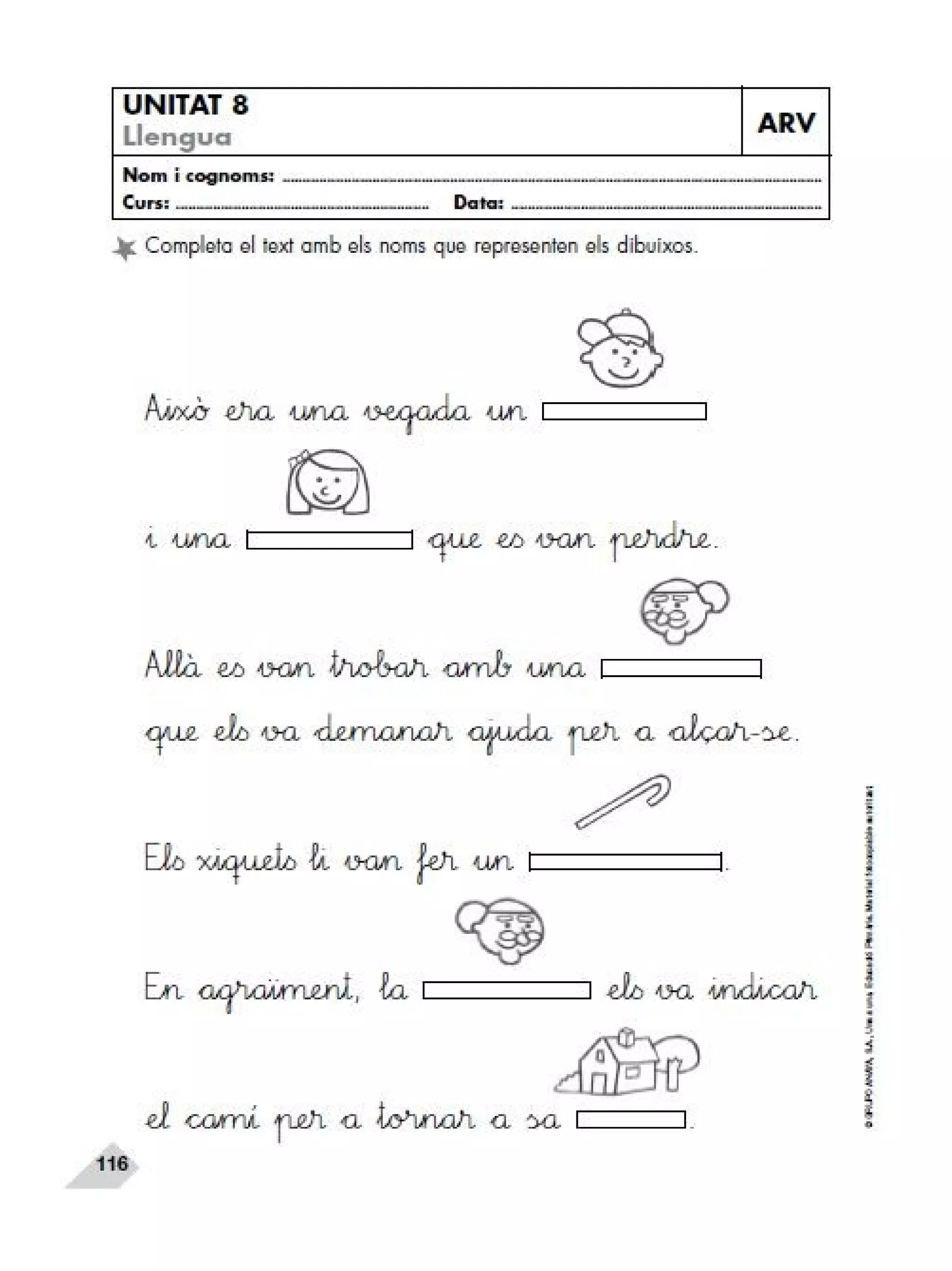 Reforç i ampli. llengua 2n trim