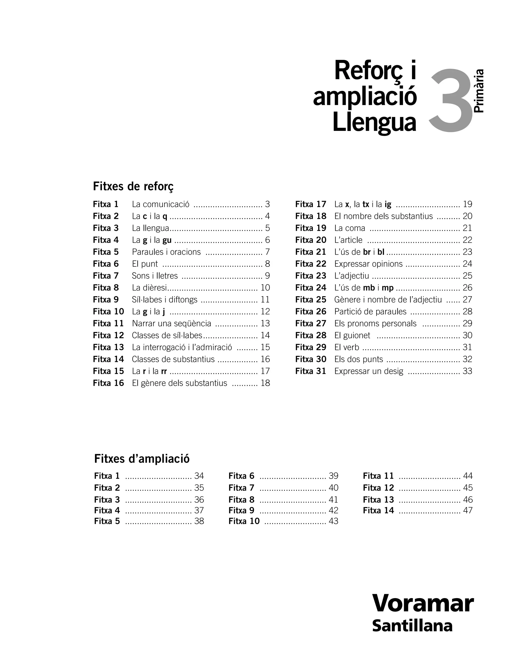 Pont, Llengua, 3 Educació Primària - Libreria Xacobiño