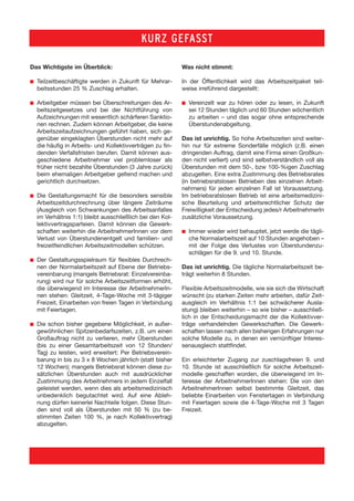 Reform Der Arbeitszeit