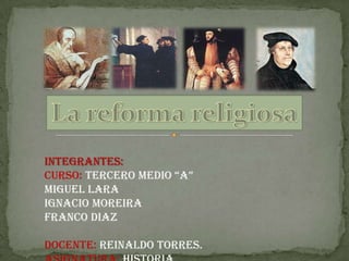 Integrantes:
Curso: Tercero Medio “A”
Miguel Lara
Ignacio Moreira
Franco Diaz
Docente: Reinaldo Torres.
 