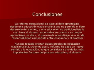 Reforma Educativa