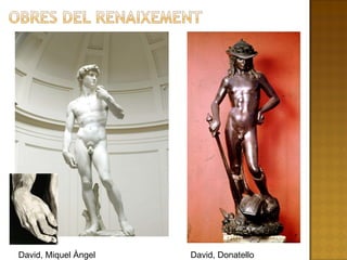 David, Miquel Àngel David, Donatello 