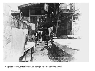 Augusto Malta, Interior de um cortiço, Rio de Janeiro, 1906
 
