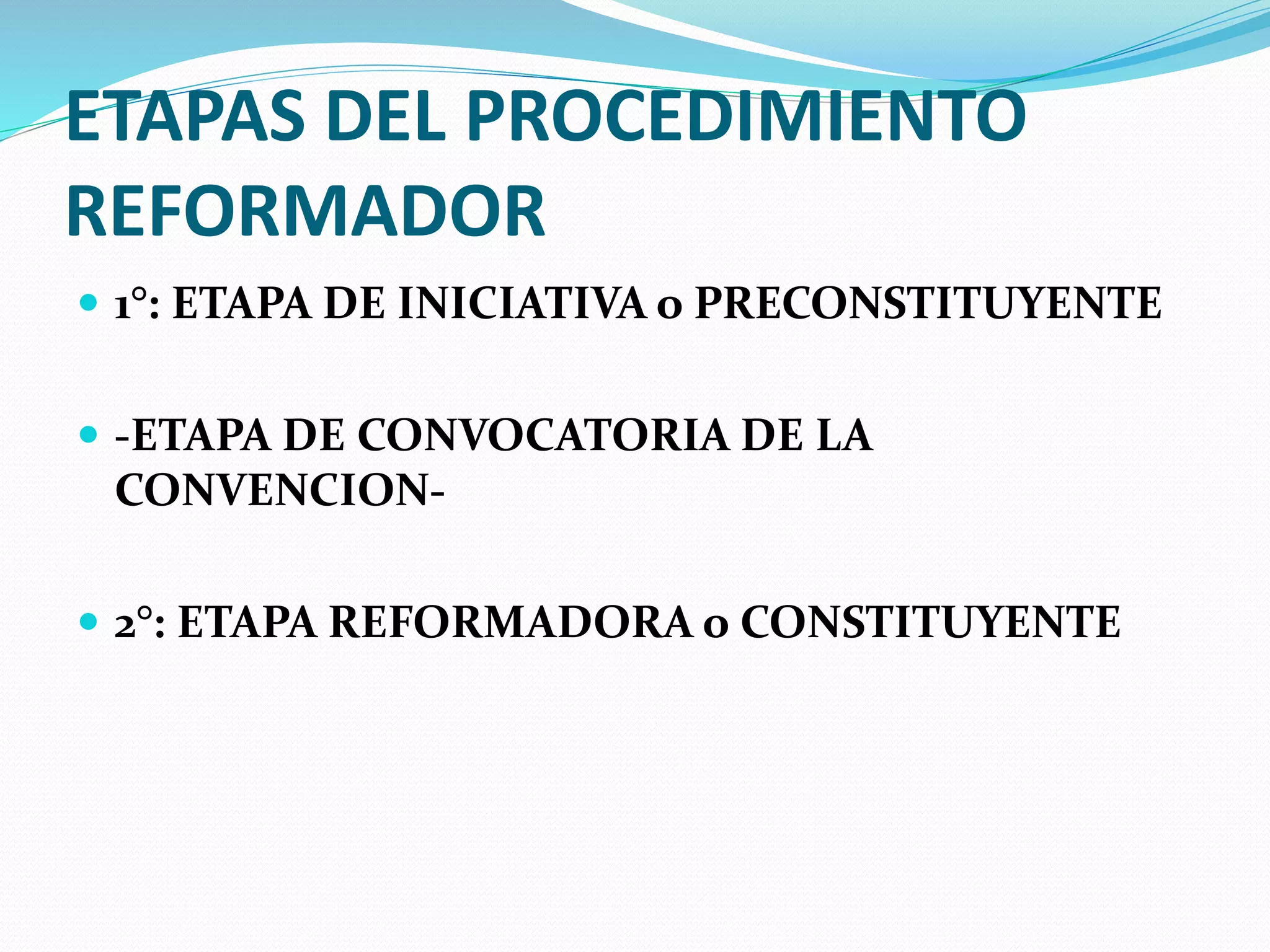 Reforma constitucional PPT