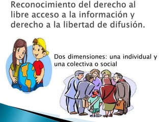  Dos dimensiones: una individual y 
una colectiva o social 
 