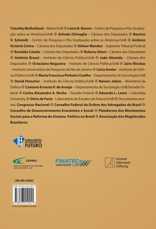 Reforma Politica, seminário Câmara UNB