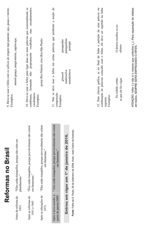 Reforma ortográficabranca para impressão - duas páginas por folha