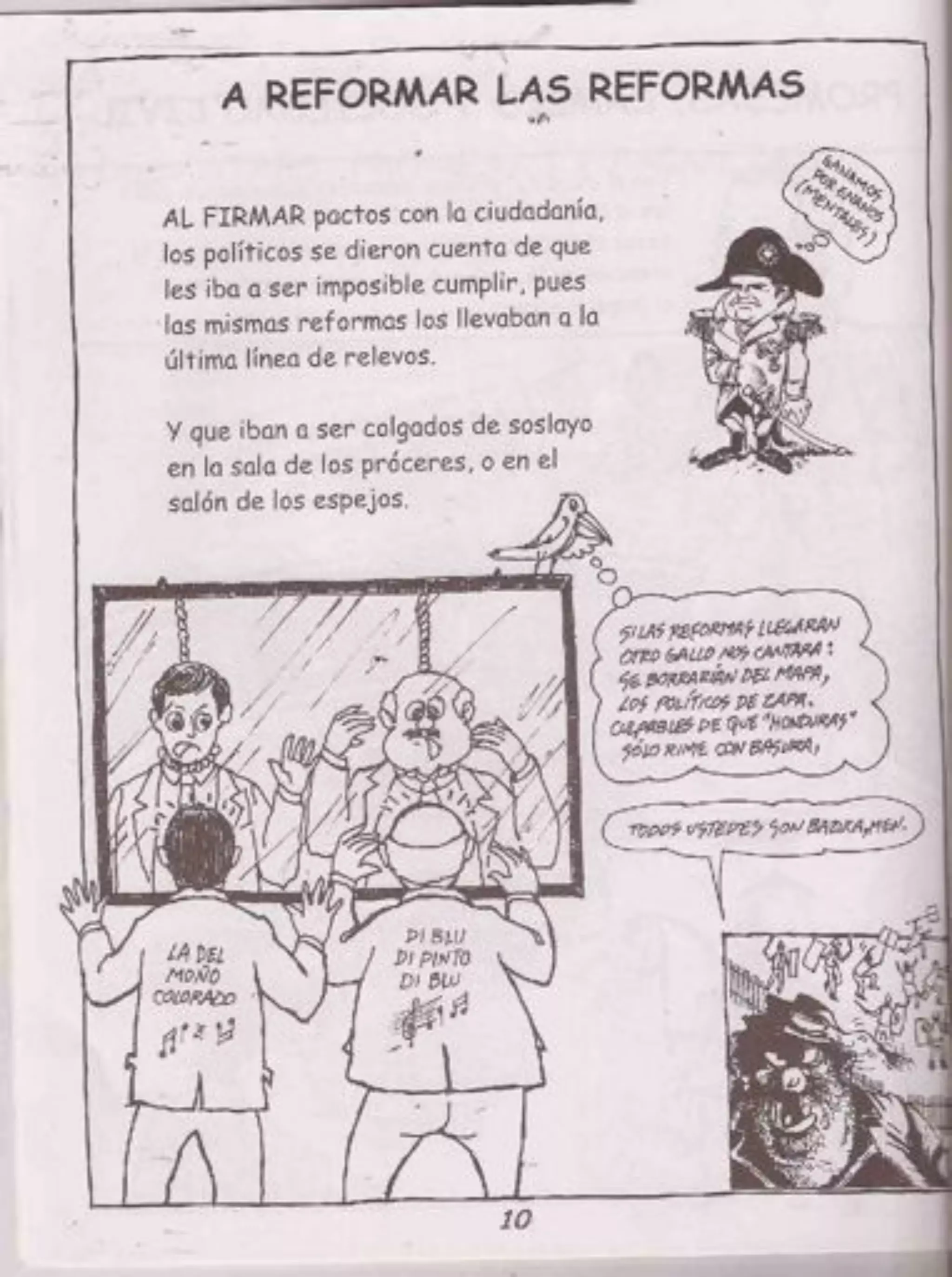 Reforma política de los políticos