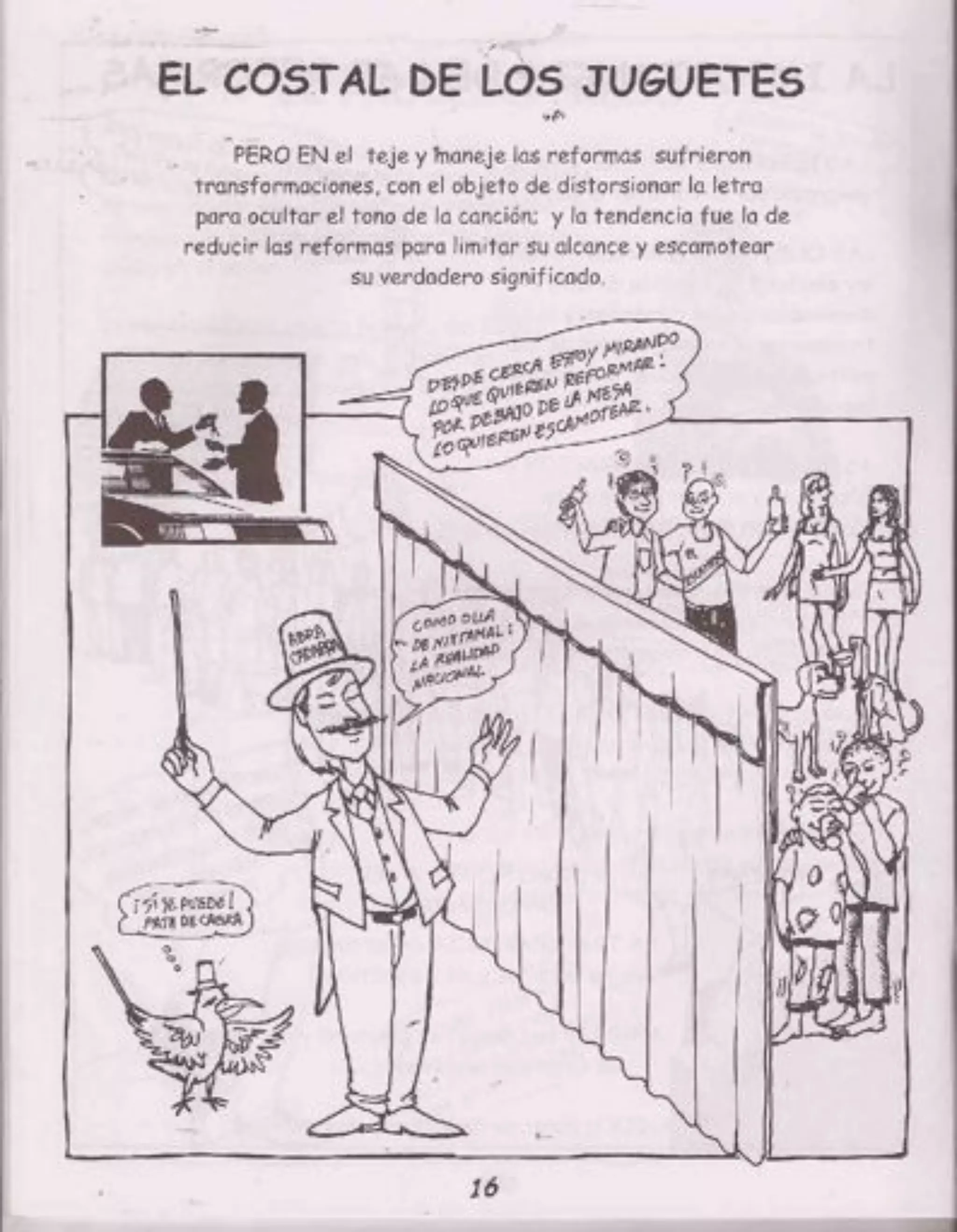 Reforma política de los políticos