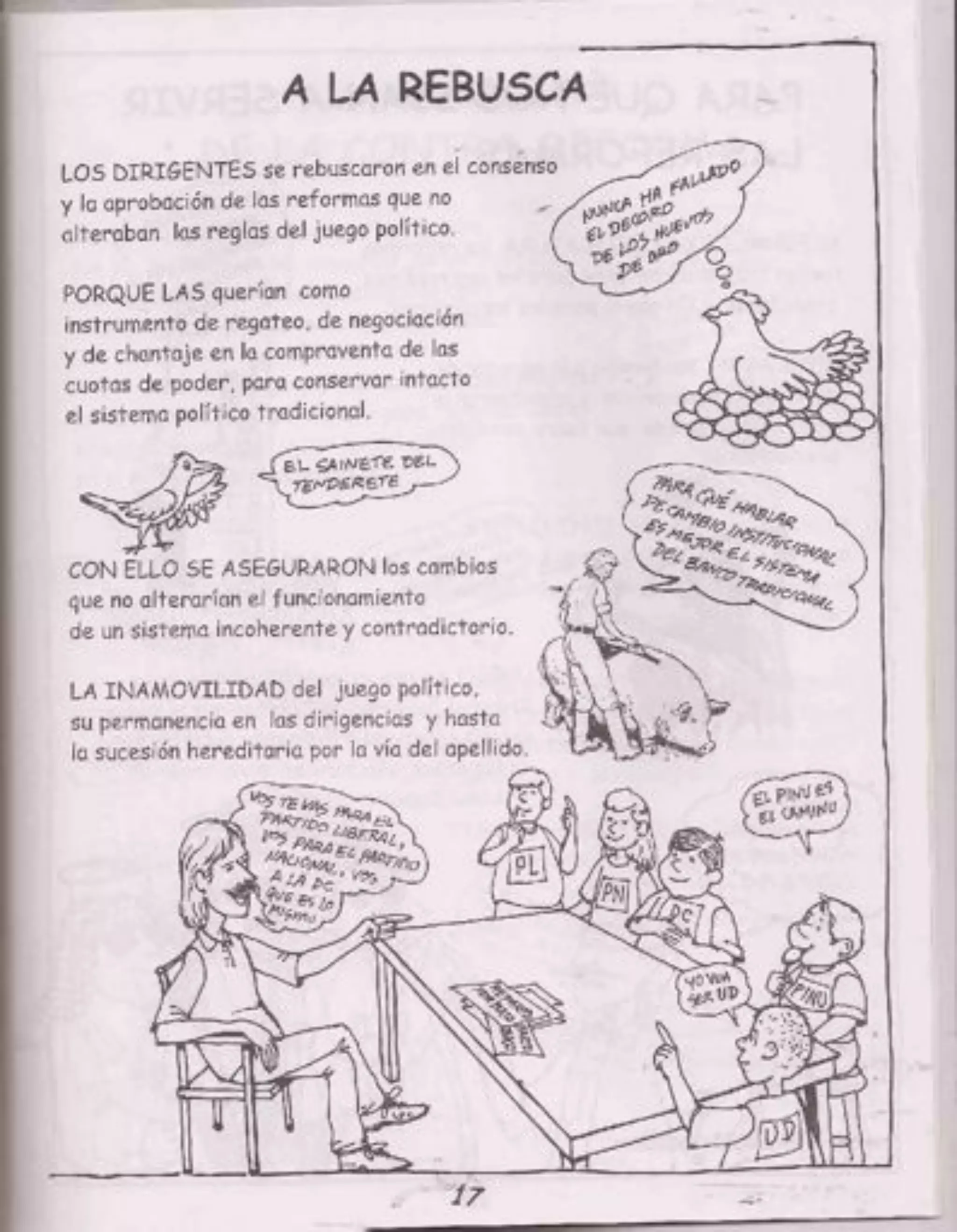 Reforma política de los políticos