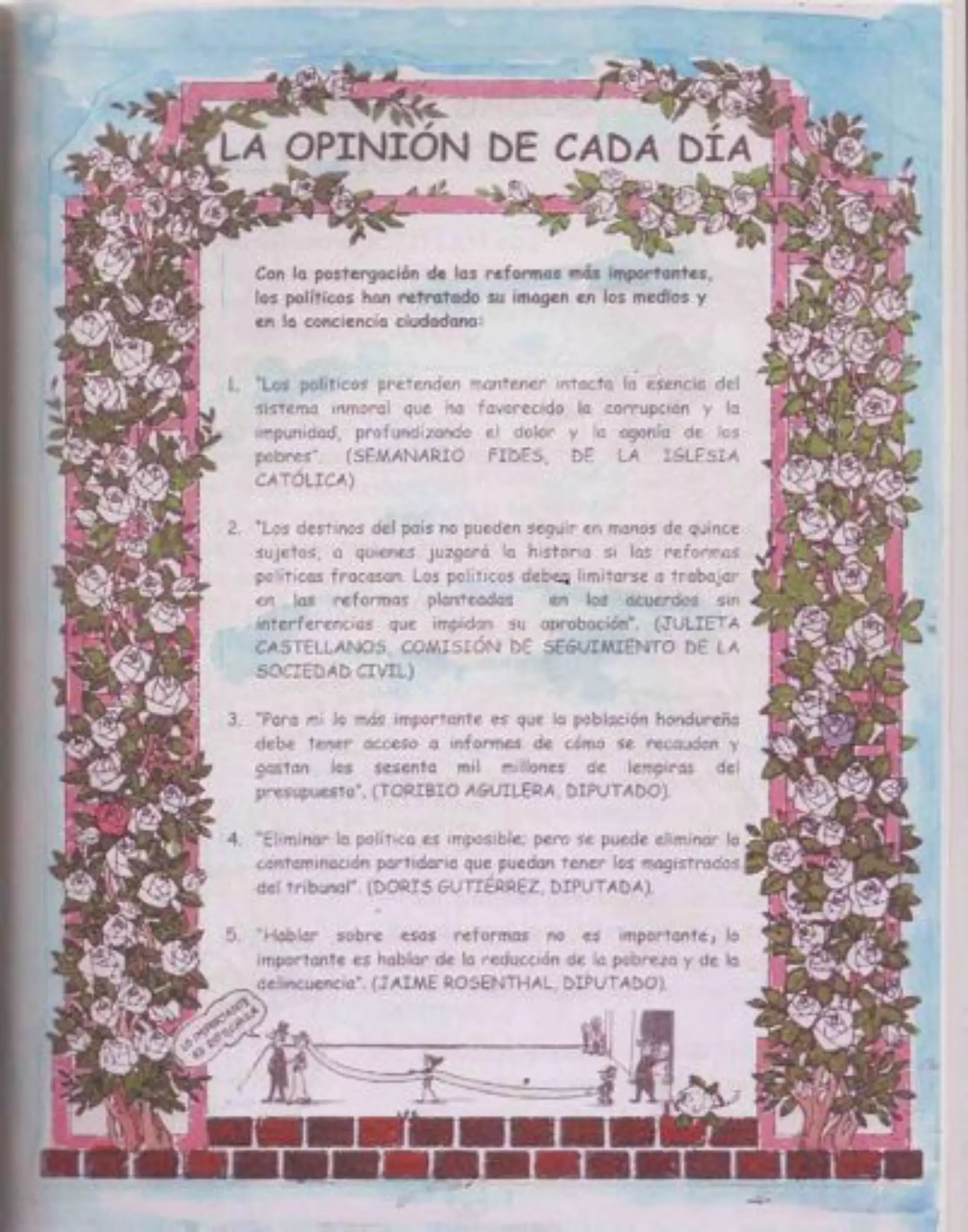 Reforma política de los políticos