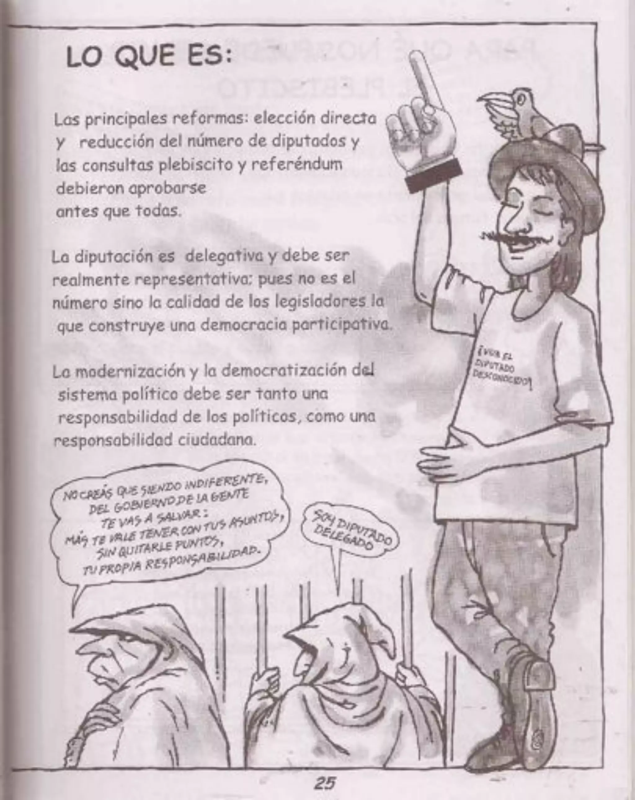 Reforma política de los políticos