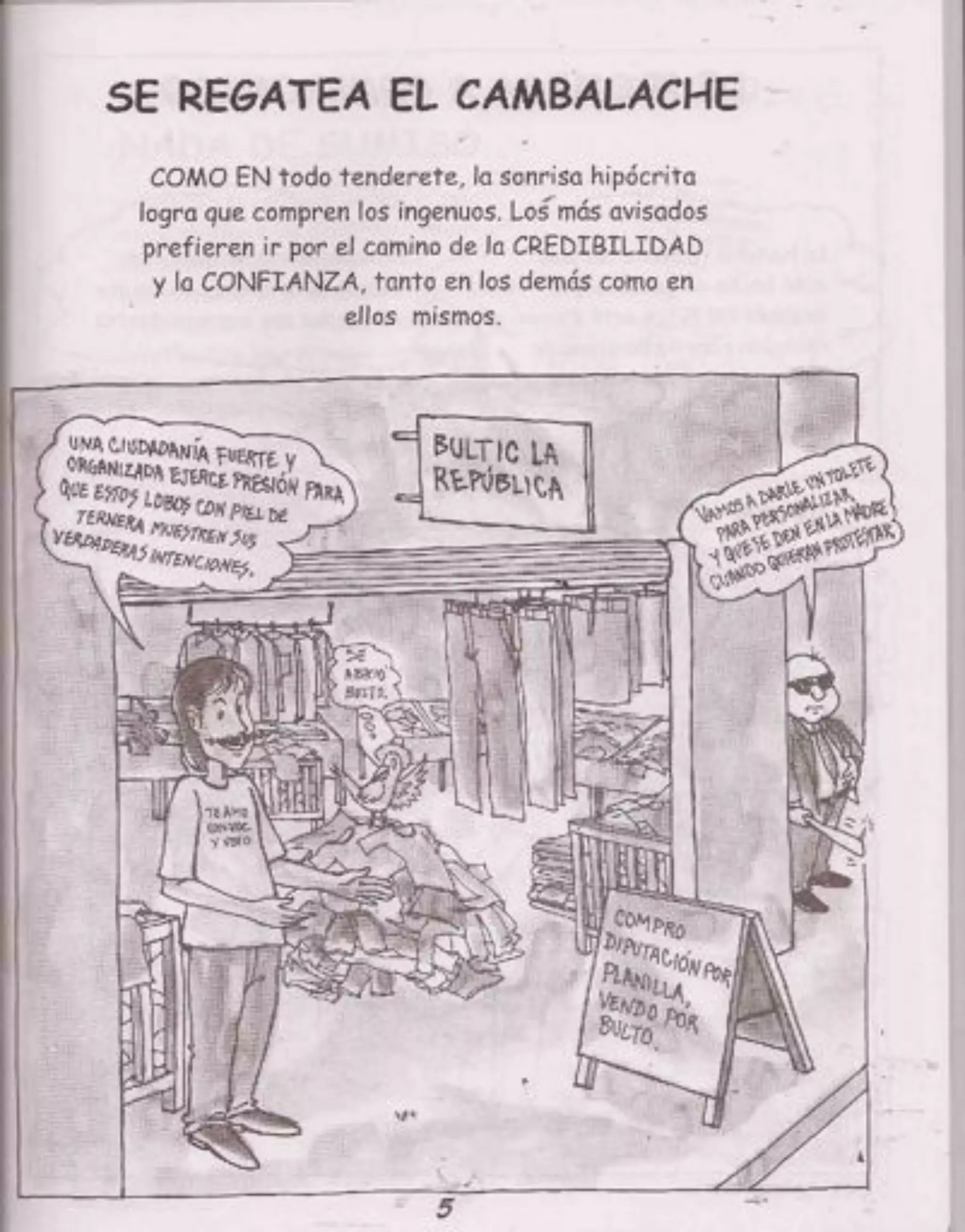 Reforma política de los políticos