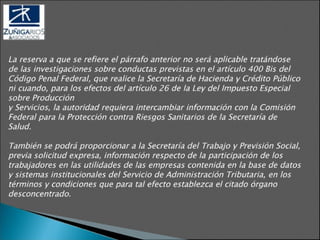 Reformas Al Codigo Fiscal