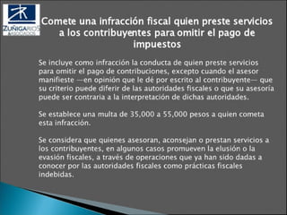 Reformas Al Codigo Fiscal