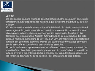 Reformas Al Codigo Fiscal