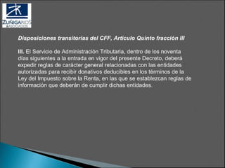 Reformas Al Codigo Fiscal