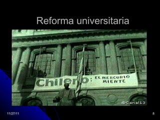 Reforma universitaria 11/27/11 