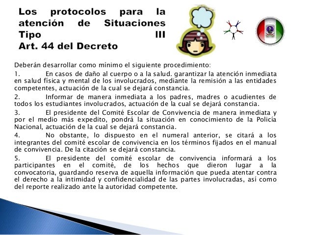 Ruta para reformar el manual de convivencia