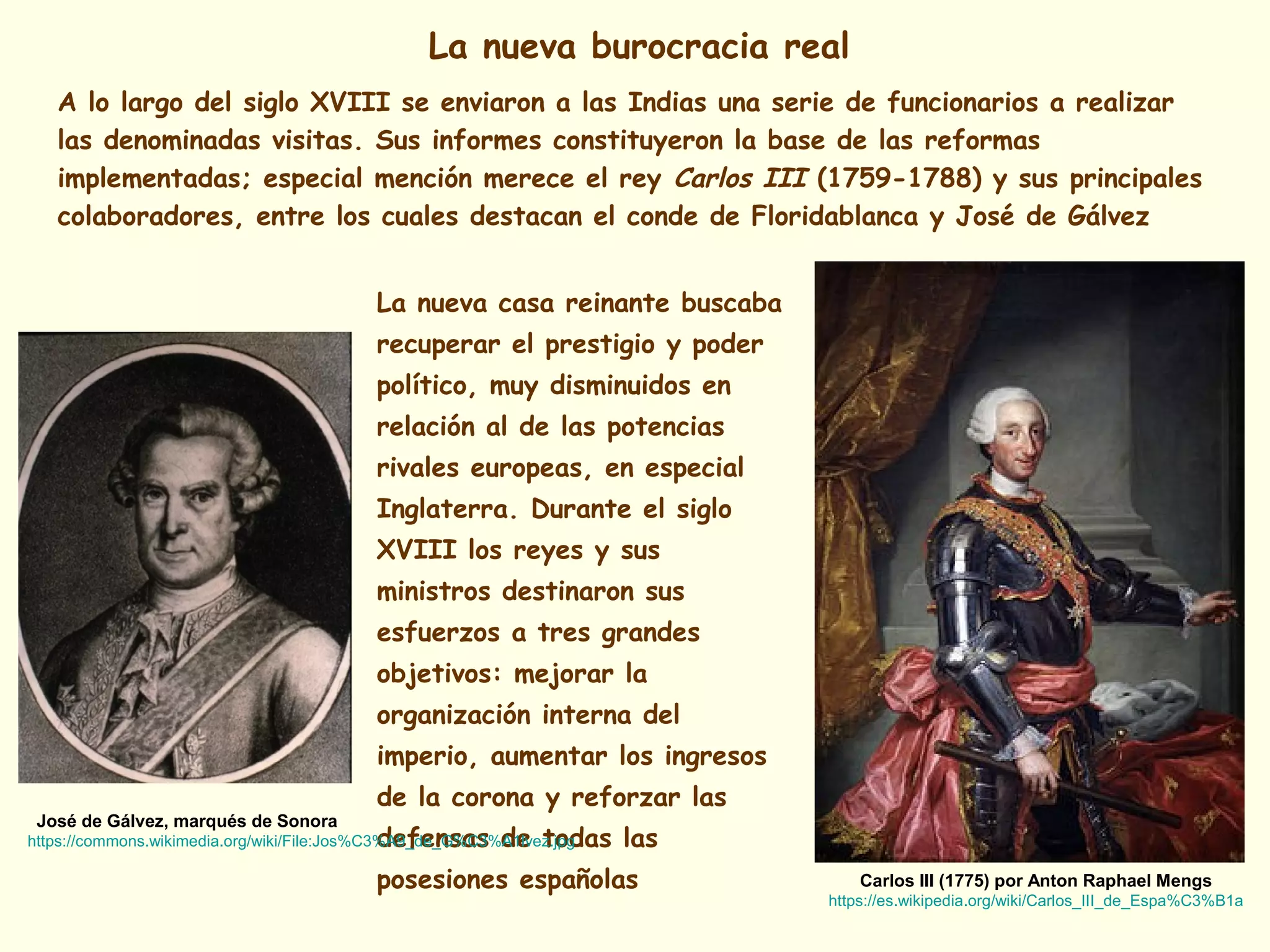 La Época de las Reformas Borbónicas | PPT