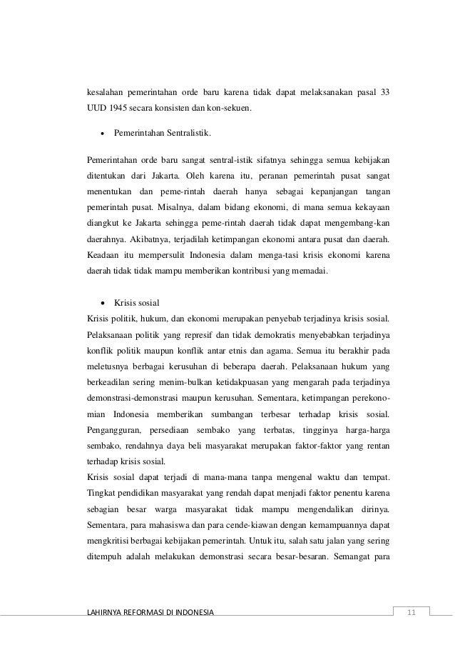 Reformasi Di Indonesia