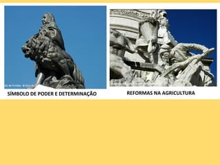 SÍMBOLO DE PODER E DETERMINAÇÃO   REFORMAS NA AGRICULTURA
 