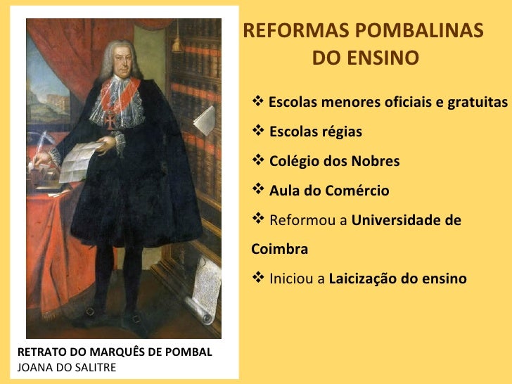 Resultado de imagen para Reformas Pombalinas