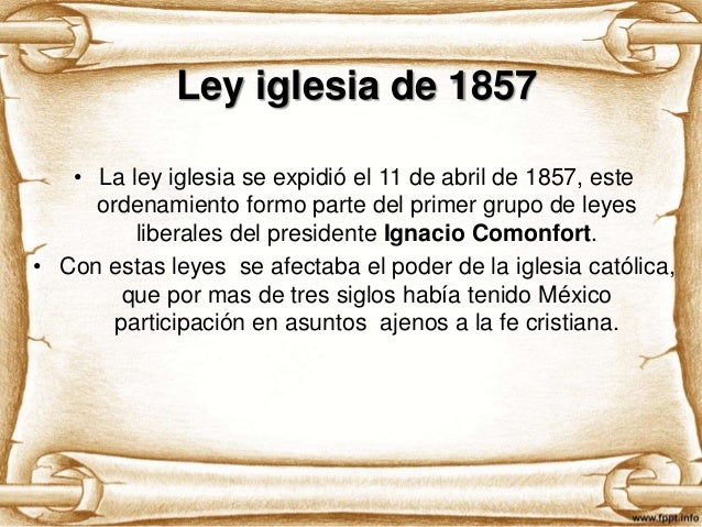 LA ÉPOCA DE LA REFORMA