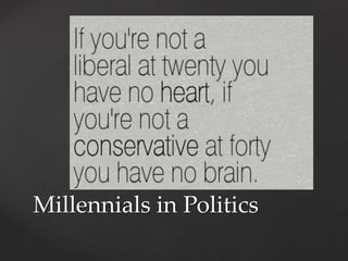 Millennials in Politics 
 