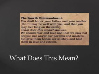 What Does This Mean? 
 