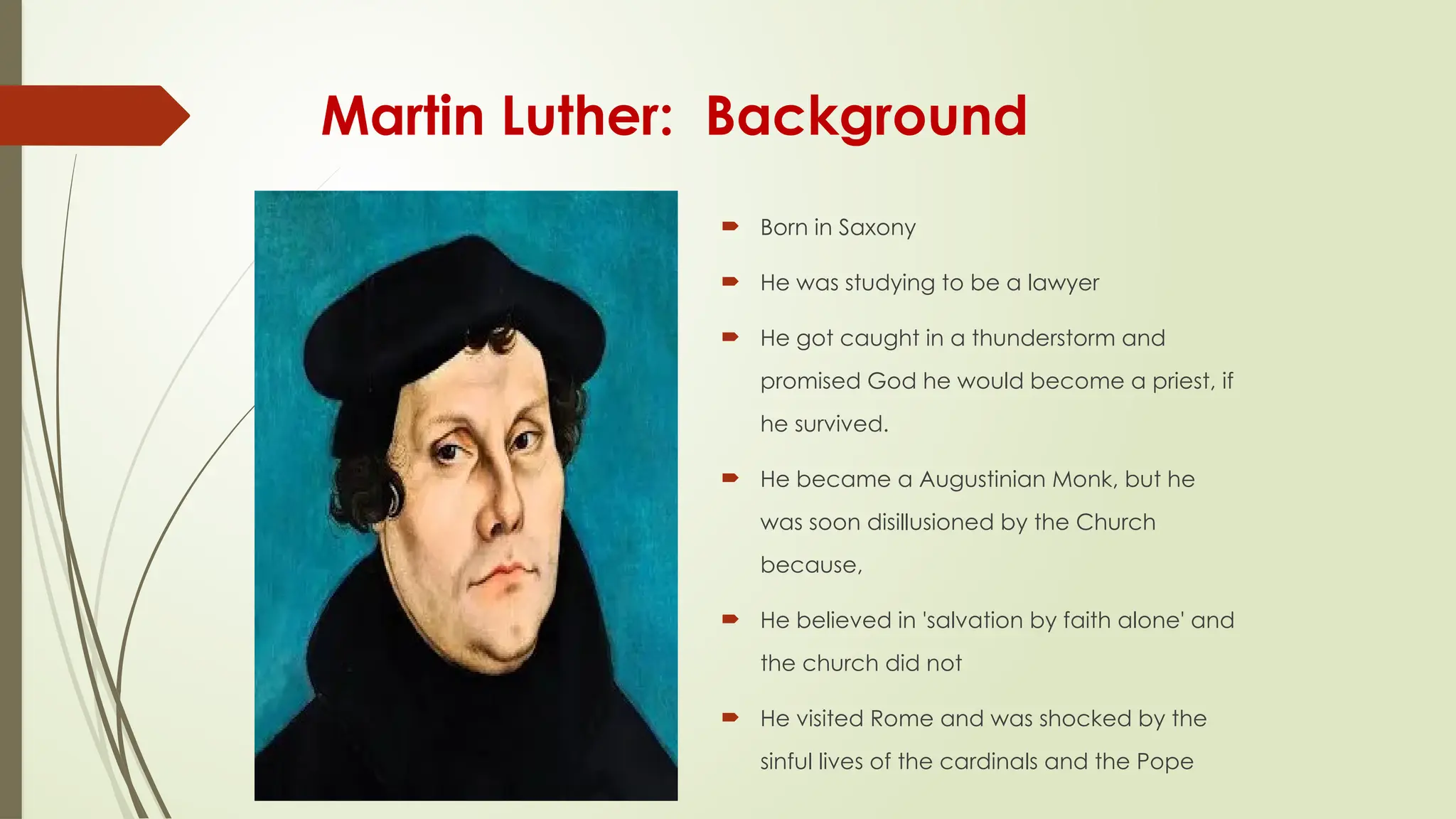 Reformation in Germany : Role Of Martin Luther | PPTX, image size:2048x1152