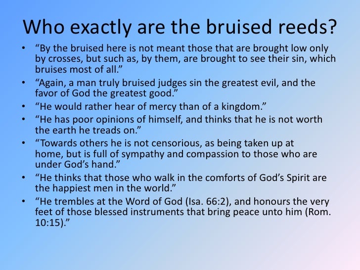 Richard Sibbes The Bruised Reed