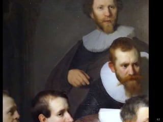 61
REMBRANDT VAN RIJN, Anatomy Lesson of Dr. Tulp, 1632. Oil on canvas, 5’ 3 3/4” x 7’ 1 1/4”.
Mauritshuis, The Hague.
 