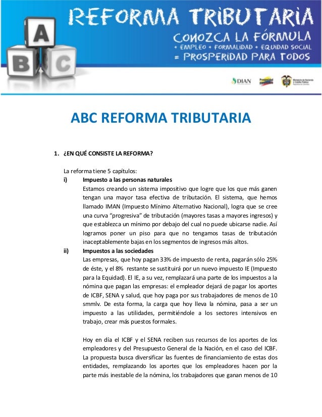 Reforma tributaria