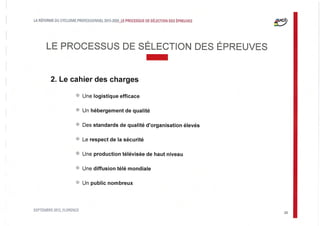 Réforme UCI 2015-2020