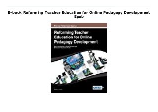 E-book Reforming Teacher Education for Online Pedagogy Development
Epub
Download Here https://nn.readpdfonline.xyz/?book=1466650559 This work creates the argument for more sufficient online teacher preparation in higher education. It is geared towards all members of higher education including faculty, administrators, and educational affiliates (including accreditation bodies). Download Online PDF Reforming Teacher Education for Online Pedagogy Development, Download PDF Reforming Teacher Education for Online Pedagogy Development, Read Full PDF Reforming Teacher Education for Online Pedagogy Development, Read PDF and EPUB Reforming Teacher Education for Online Pedagogy Development, Download PDF ePub Mobi Reforming Teacher Education for Online Pedagogy Development, Downloading PDF Reforming Teacher Education for Online Pedagogy Development, Read Book PDF Reforming Teacher Education for Online Pedagogy Development, Read online Reforming Teacher Education for Online Pedagogy Development, Read Reforming Teacher Education for Online Pedagogy Development Abigail G. Scheg pdf, Download Abigail G. Scheg epub Reforming Teacher Education for Online Pedagogy Development, Download pdf Abigail G. Scheg Reforming Teacher Education for Online Pedagogy Development, Read Abigail G. Scheg ebook Reforming Teacher Education for Online Pedagogy Development, Read pdf Reforming Teacher Education for Online Pedagogy Development, Reforming Teacher Education for Online Pedagogy Development Online Read Best Book Online Reforming Teacher Education for Online Pedagogy Development, Download Online Reforming Teacher Education for Online Pedagogy Development Book, Download Online Reforming Teacher Education for Online Pedagogy Development E-Books, Download Reforming Teacher Education for Online Pedagogy Development Online, Read Best Book Reforming Teacher Education for Online Pedagogy Development Online, Read Reforming Teacher Education for Online Pedagogy Development Books Online
Read Reforming Teacher Education for Online Pedagogy Development Full Collection, Read Reforming Teacher Education for Online Pedagogy Development Book, Download Reforming Teacher Education for Online Pedagogy Development Ebook Reforming Teacher Education for Online Pedagogy Development PDF Download online, Reforming Teacher Education for Online Pedagogy Development pdf Read online, Reforming Teacher Education for Online Pedagogy Development Read, Download Reforming Teacher Education for Online Pedagogy Development Full PDF, Read Reforming Teacher Education for Online Pedagogy Development PDF Online, Read Reforming Teacher Education for Online Pedagogy Development Books Online, Read Reforming Teacher Education for Online Pedagogy Development Full Popular PDF, PDF Reforming Teacher Education for Online Pedagogy Development Download Book PDF Reforming Teacher Education for Online Pedagogy Development, Download online PDF Reforming Teacher Education for Online Pedagogy Development, Read Best Book Reforming Teacher Education for Online Pedagogy Development, Read PDF Reforming Teacher Education for Online Pedagogy Development Collection, Download PDF Reforming Teacher Education for Online Pedagogy Development Full Online, Read Best Book Online Reforming Teacher Education for Online Pedagogy Development, Download Reforming Teacher Education for Online Pedagogy Development PDF files
 