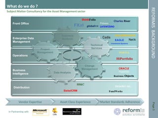 ReformIS Capability Statement