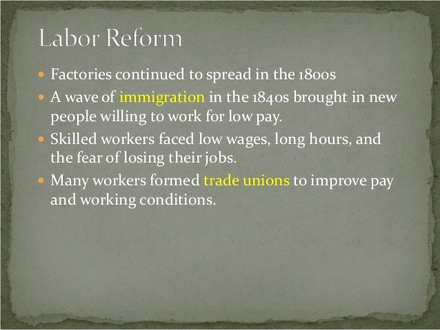 Reform Movement Reform Movement