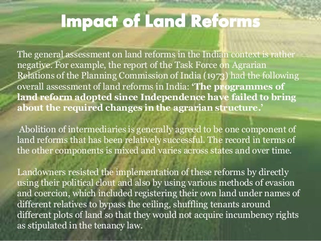 LAND REFORMS INDIA EBOOK LAND REFORMS INDIA EBOOK