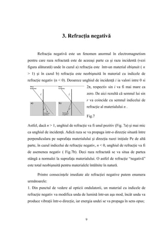 Refractia negativa